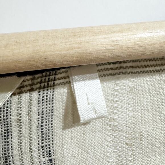 Kleen Women Large Cream Black Button Down Tunic Plaid Asymmetrical - Picture 3 of 5